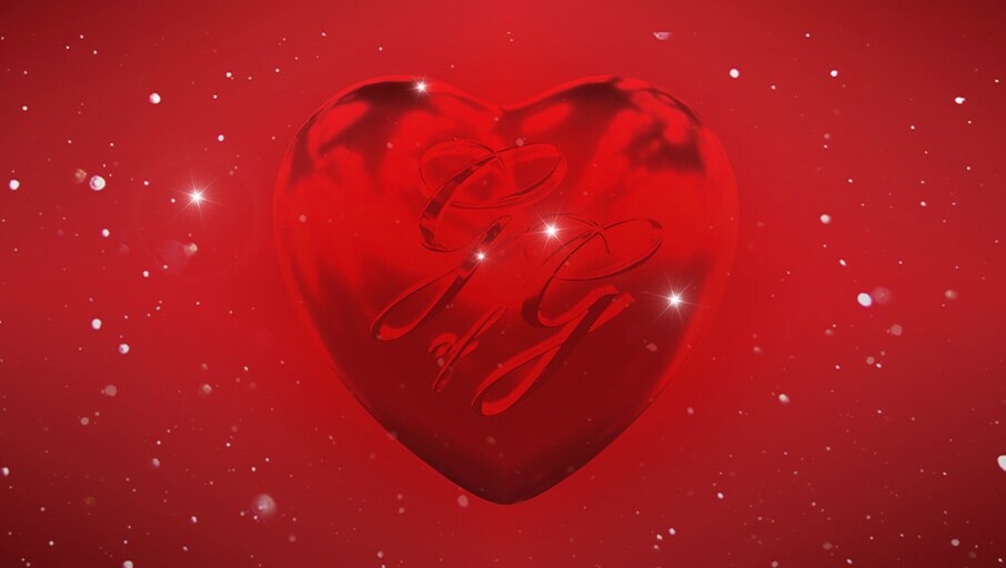 Red heart background