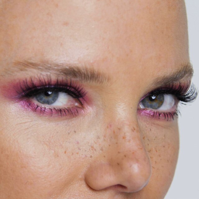 Disco Pink Eyeshadow Makeup Look