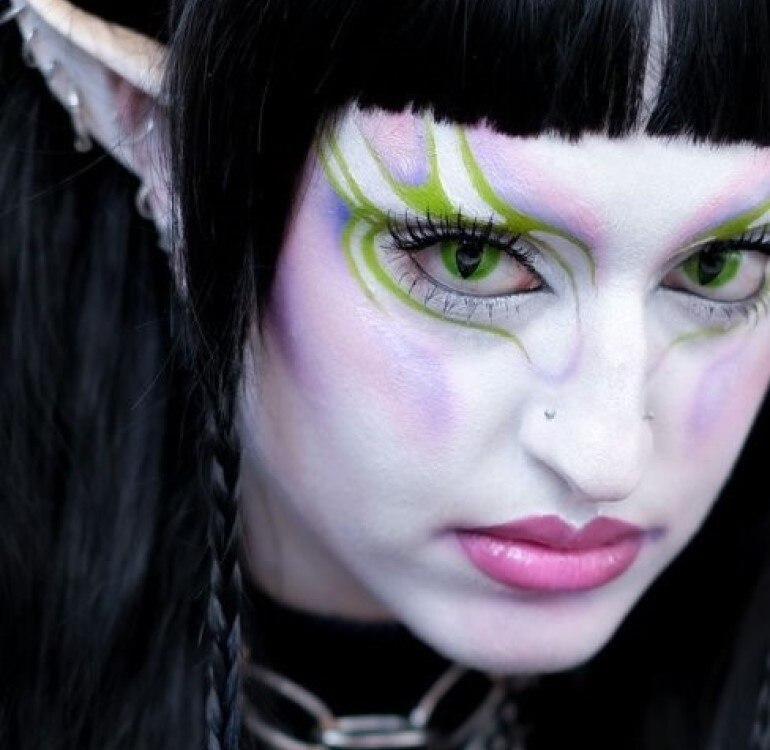 Otherworldy Vision Alien Makeup